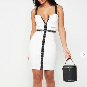 Maniere de voir adjustable strap bodycon dress size 6